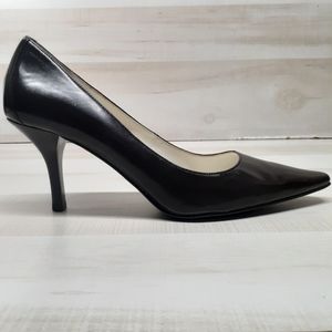 Calvin Klein Mocha Dark Brown Pumps, Women's Size 7.5 M Dark Chocolate Pointed